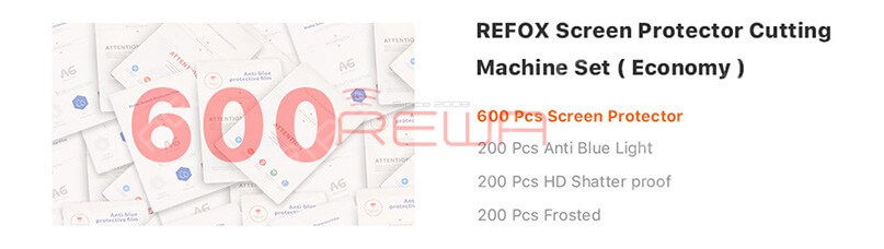 Make A Screen Protector In 15 Seconds - REFOX Screen Protector Cutting Machine