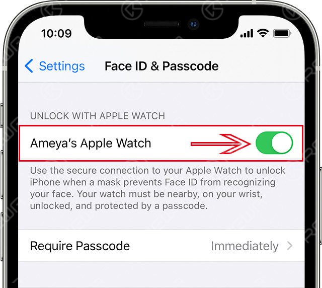 Unlock unlocked with Apple Watch