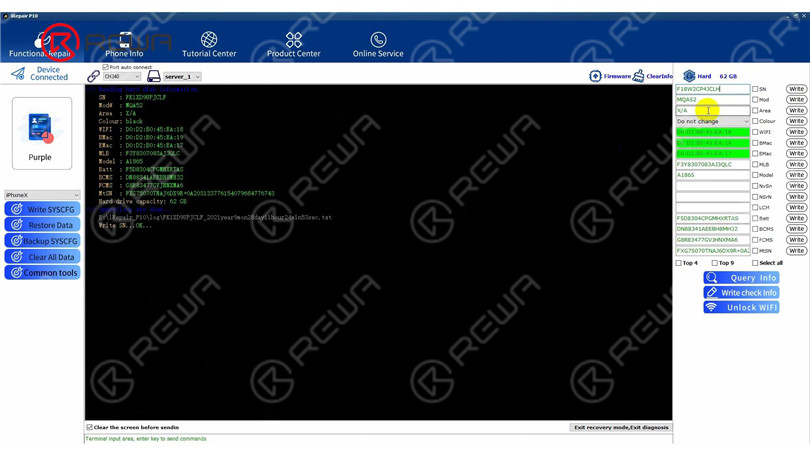 Unlock NAND Data for NAND Repair - Fix iPhone X Stuck in Recovery Mode