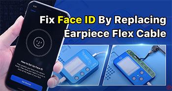El Face ID del iPhone X no funciona se soluciona cambiando el cable flexible del auricular