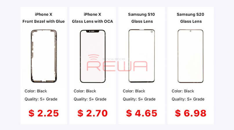 Samsung Galaxy S9/S9+ Cracked Screen Glass Only Repair - Refurbishing Solution V5.0