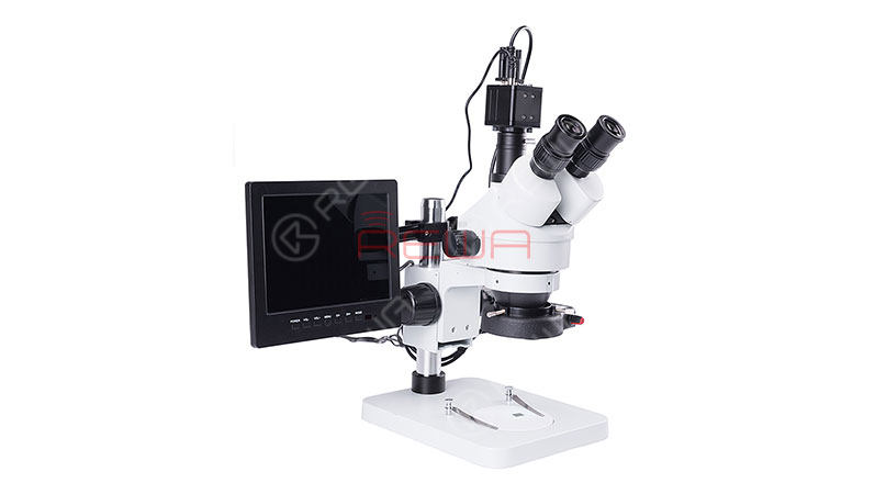 Digital Trinocular Microscope with Camera VGA+HDMI Dual Output 