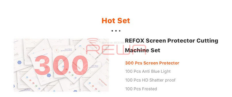 Make A Screen Protector In 15 Seconds - REFOX Screen Protector Cutting Machine