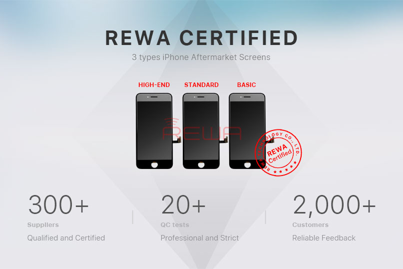 iPhone 6 – 8 Plus Aftermarket Screens – REWA Recommended