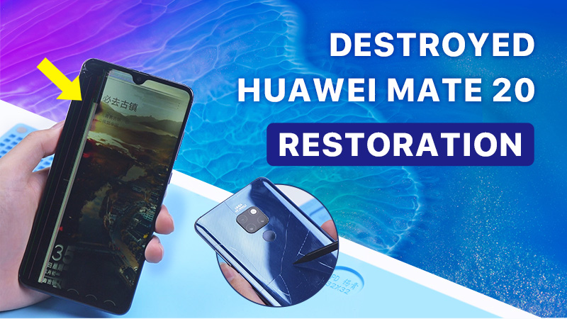 Cómo restaurar un Huawei Mate 20 destruido