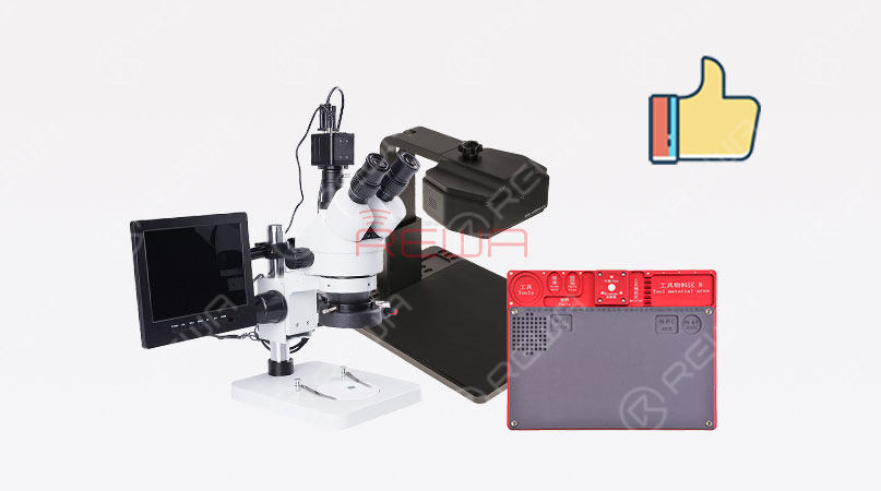The Ultimate kit includes a 1080P Electron HDMI Stereo Trinocular Microscope, an Infrared Thermal Camera for Mobile Phone PCB Troubleshooting and a Giant Integrated Mobile Phone Repair Platform. The kit comes with the best output graphic quality and it is expensive than the standard kit.