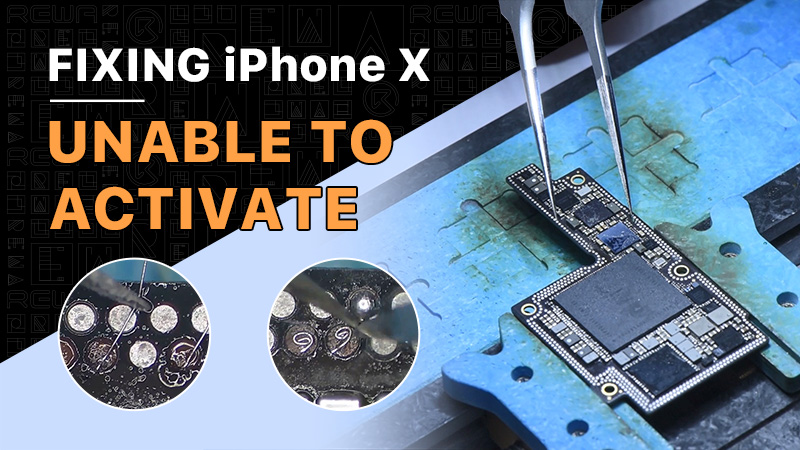 Fixing iPhone X Unable to Activate By Jumping Wires
