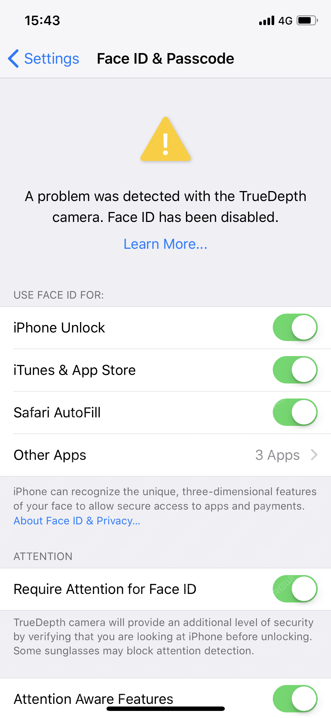 Why iPhone Face ID Is Not Available